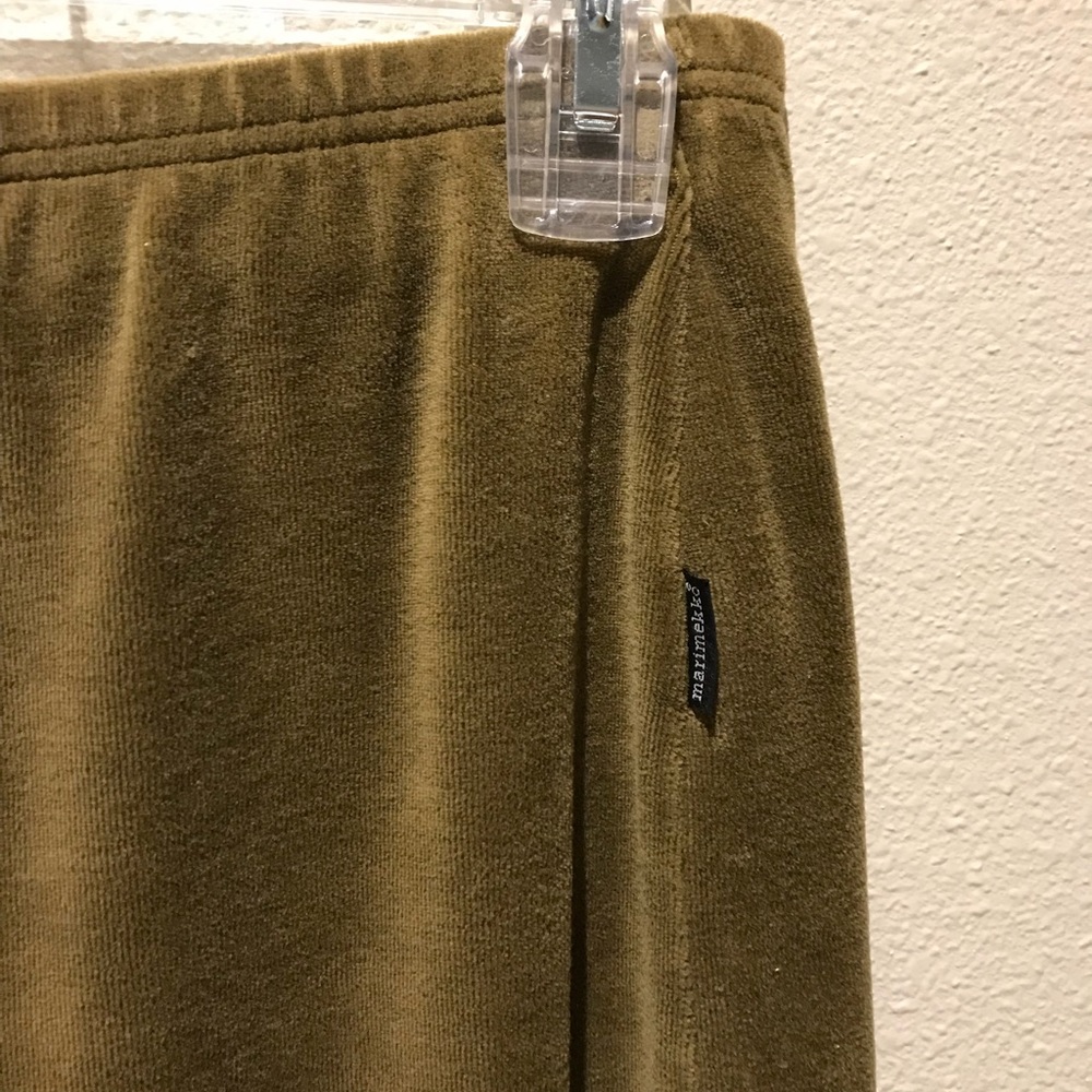 Vintage Marimekko mid length velvet skirt